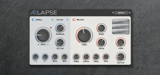 AElapse Free Delay Reverb Plugin