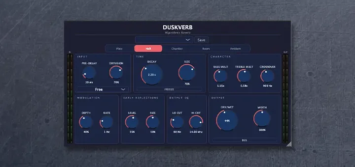 DuskVerb Professional Algorithmic Reverb
