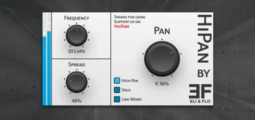 HiPan Free Plugin Band Split Panning