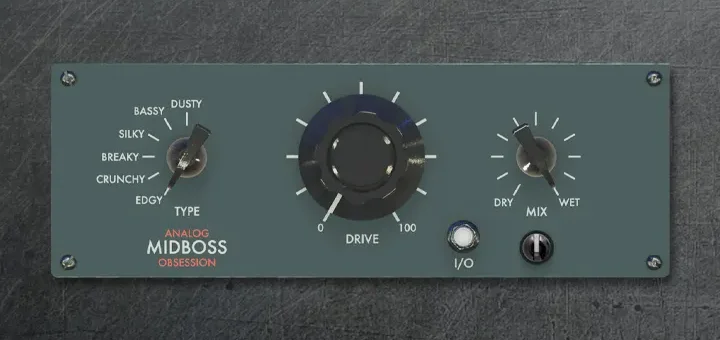 MIDBOSS Free VST Saturator