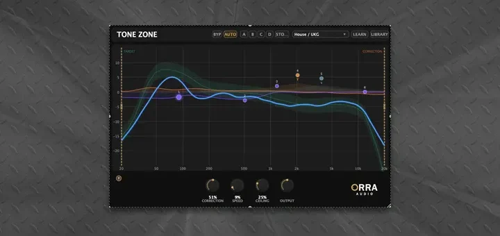 Orra Tone Zone Free Tonal Curve Corrector for VST3 AU AAX