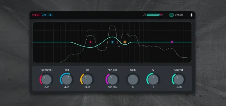 VocRide Free Vocal Harmonic EQ Plugin