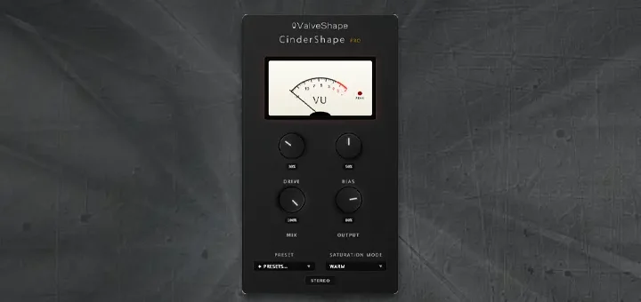 CinderShape PRO Analog Saturation & Mid/Side Processing
