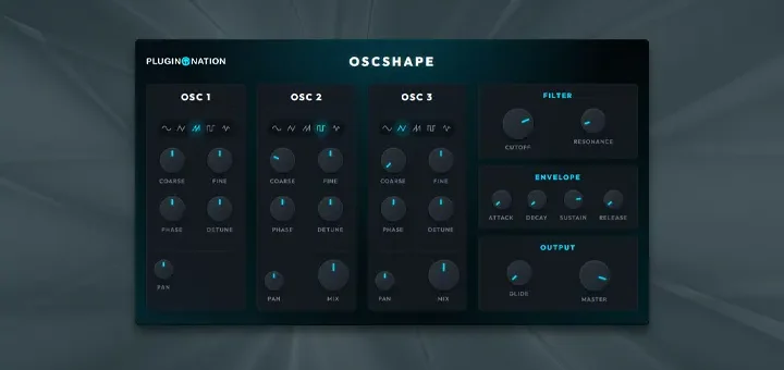 OscShape Free Advanced Monophonic Synthesizer