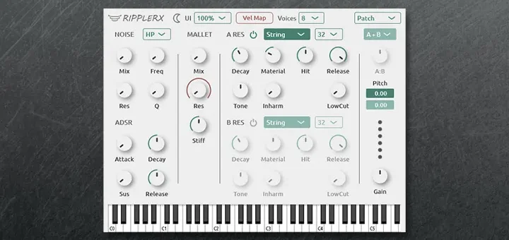 Tiagolr Ripplerx Free Synth VST3, AU and LV2